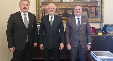 Başkan Özdoğan'dan Elitaş'a ziyaret