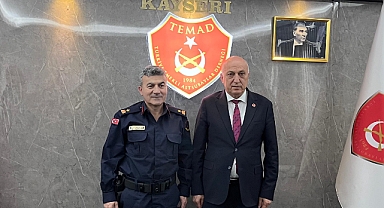 Kayseri İl Jandarma Komutanı Bilgihan Yeşilyurt’tan TEMAD’a Ziyaret