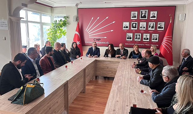 Sarraflar ve Kuyumcular Derneği Başkan Adayı Refik Karakuzay'dan CHP'ye ziyaret