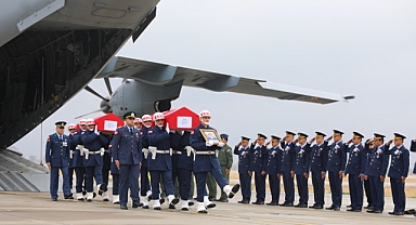 Şehitler Kayseri'de karşılandı