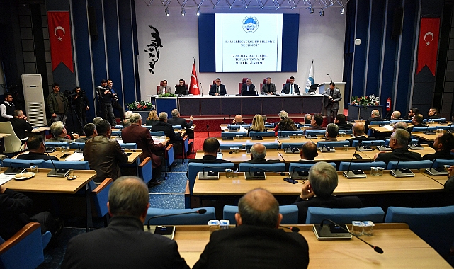 Büyükşehir yılın son meclis toplantısını gerçekleştirdi