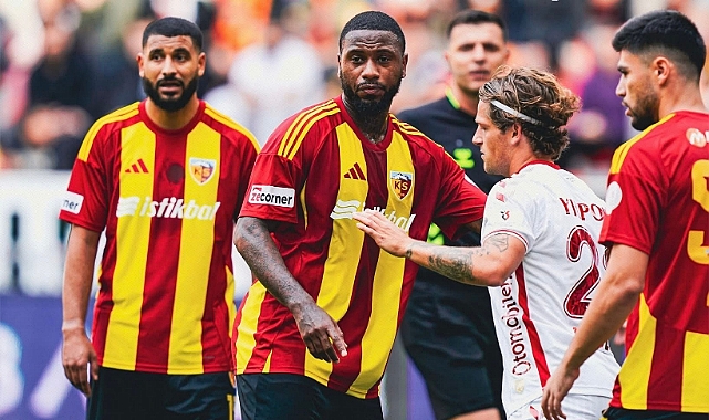 Kayserispor'a 17 maçta 42 sarı kart ve 2 kırmızı kart çıktı