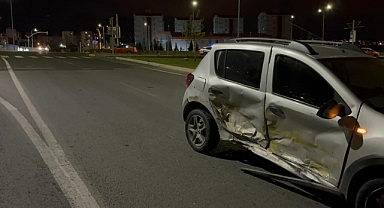 Kaza yapan alkollü sürücü,