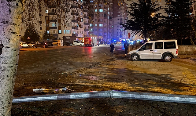 Kaza yapan şoför, görevini yapan polise: