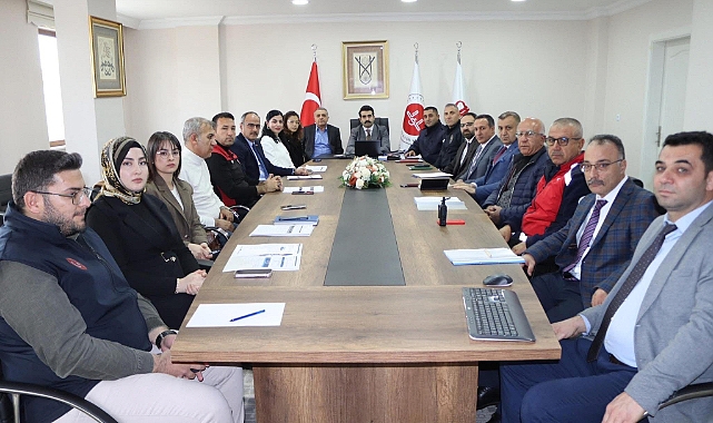 Tomarza'da İlçe Afet Koordinasyon Kurulu Toplantısı yapıldı