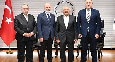 Belediye başkanları ile bir araya geldi!