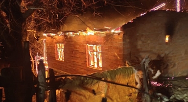 Yahyalı’da müstakil evde yangın