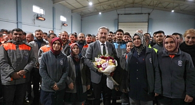 Başkan Palancıoğlu, toplu iş sözleşmesini işçilerle kutladı