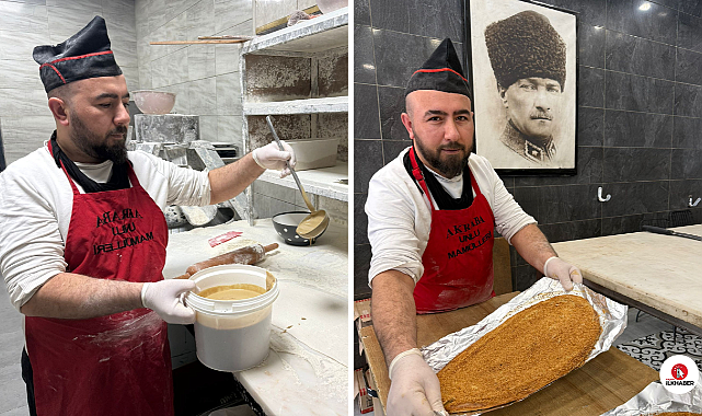 İncesu’da Ramazan’ın vazgeçilmezi tahinli ekmek sofraları süslüyor