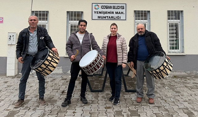 Kayseri'de davulcular Ramazan'a hazır