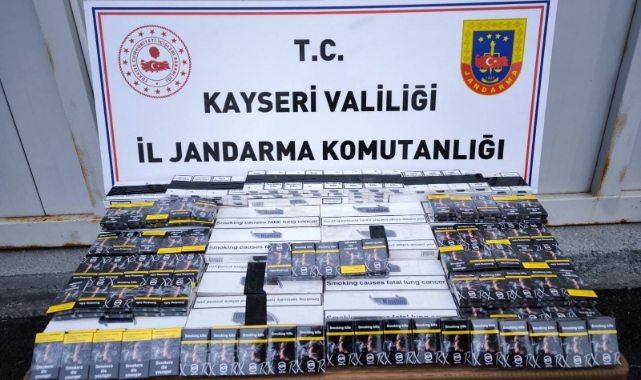 Kayseri'de kaçak sigara operasyonu: 1 gözaltı
