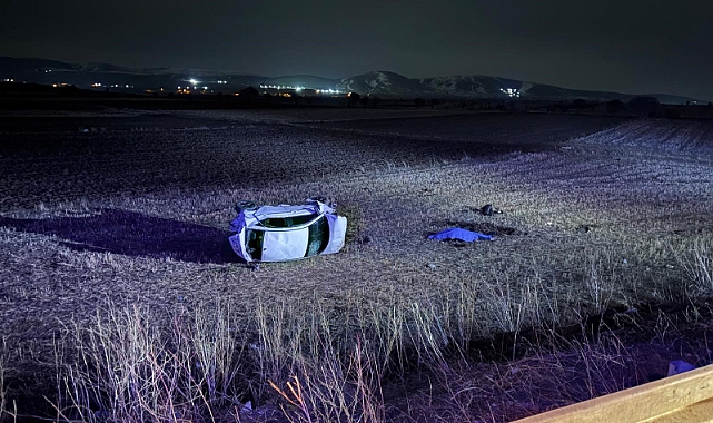 Kayseri’de otomobil şarampole yuvarlandı: 1 ölü, 1’i ağır 4 yaralı