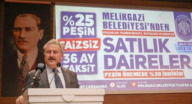 Melikgazi’de 23 daire ihale ile satıldı