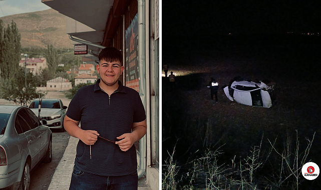 Otomobilin şarampole yuvarlandığı kazada ölen Kadir, son yolculuğuna uğurlandı