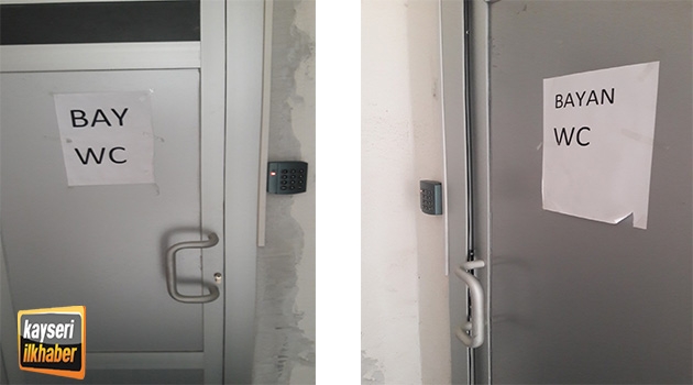 Sonunda Bu Da Oldu: Şifreli Tuvalet Kapısı - ÖZEL HABER - Kayseri İlk Haber