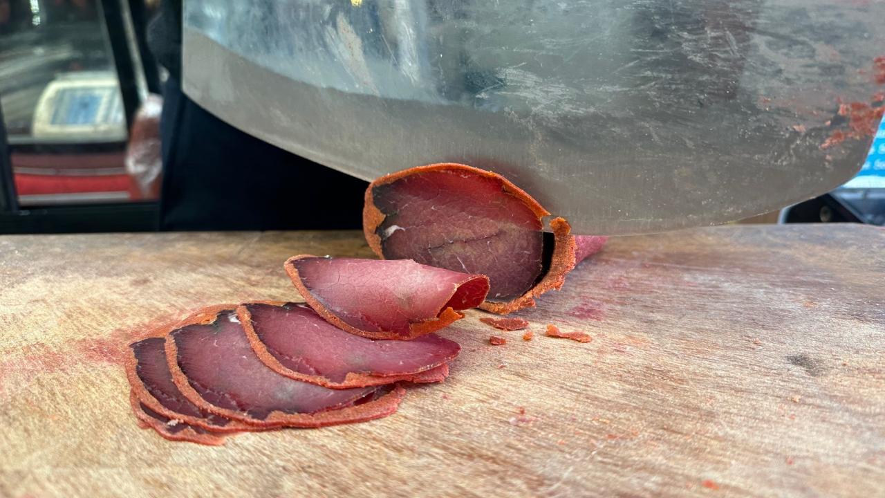 AB tescilli Kayseri pastırması için özel kurs