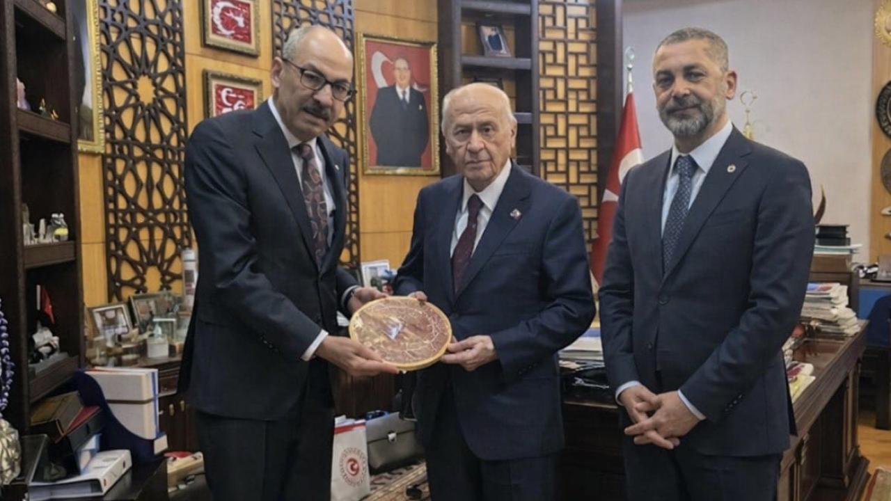 KTO Başkanı Gülsoy'dan MHP Genel Başkanı Bahçeli'ye ziyaret