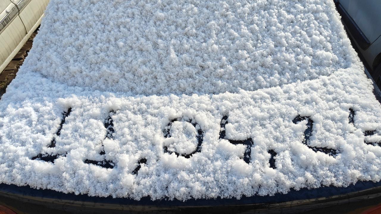 Kayseri'ye Nisan ayında kar yağdı