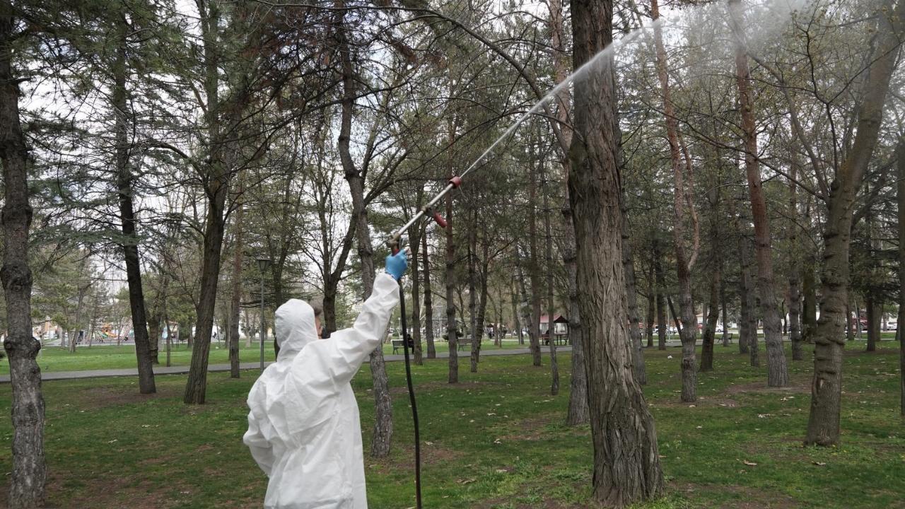 Melikgazi’de haşeresiz ve sivrisineksiz bir yaz için ilaçlama yapıldı